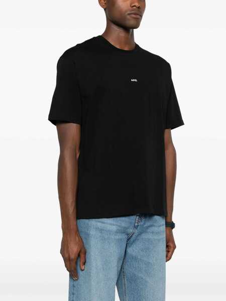 Tricouri A.P.C. A.P.C. Tshirt TAG BLANC NOIR Barbati (BM 17080873) 3