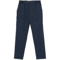Pantaloni 'Rebel' Blue Pants With Elastic Waist And Turn-Up Edges In Cotton Blend Man Barbati