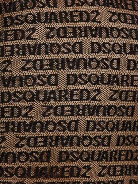 Topuri DSQUARED2 DSQUARED2 Lace Camisole Top Black Femei (BM 17080987) 4