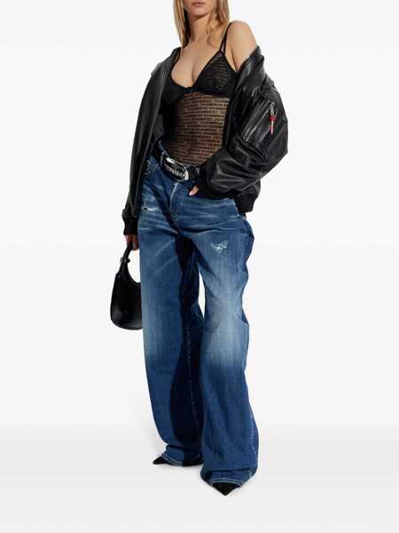 Topuri DSQUARED2 DSQUARED2 Lace Camisole Top Black Femei (BM 17080987) 5