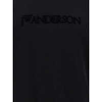 Pulovere JW Anderson pentru Barbati - Pulovere JW Anderson JW Anderson Sweatshirt Logo Embroidery Black Barbati (BM 17082688) - B-mall.ro