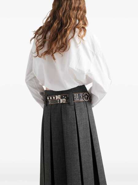 Camasi Prada Prada Shirts WHITE Femei (BM 17083981) 4