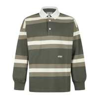 Tricouri Polo Autry Green Striped Rugby Polo Barbati