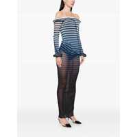Rochii Jean Paul Gaultier Dama - Rochii Jean Paul Gaultier Jean Paul Gaultier Dress BLACK NAVY LIGHTBLUE Femei (BM 17084260) - B-mall.ro