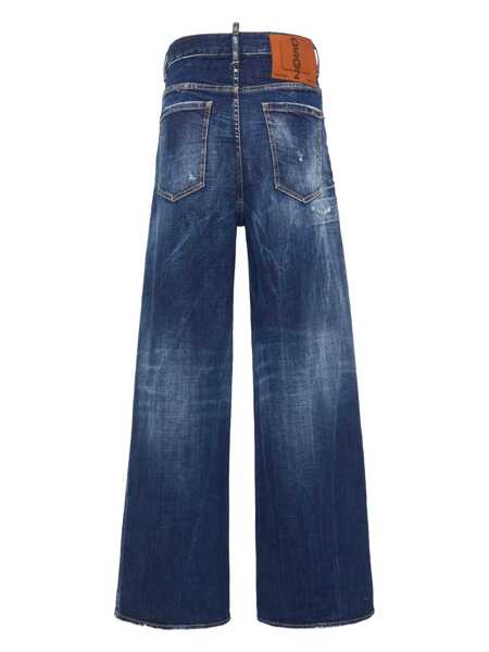 Pantaloni casual DSQUARED2 DSQUARED2 Diego Jeans NAVY BLUE Femei (BM 17084575) 2