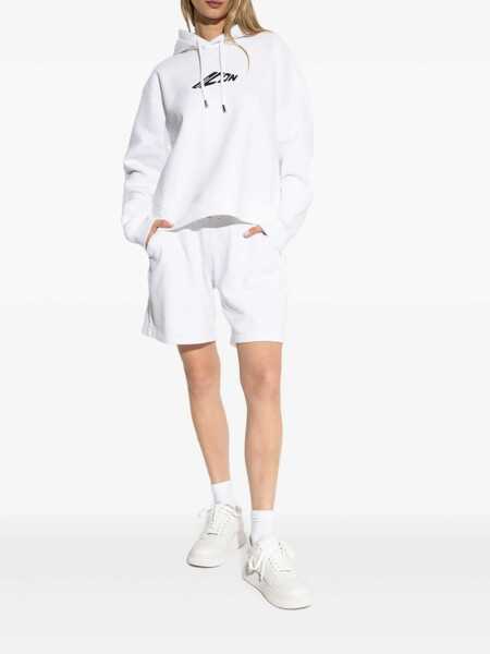 Bluze de trening DSQUARED2 DSQUARED2 D2 Icon Hoodie WHITE Femei (BM 17084641) 2