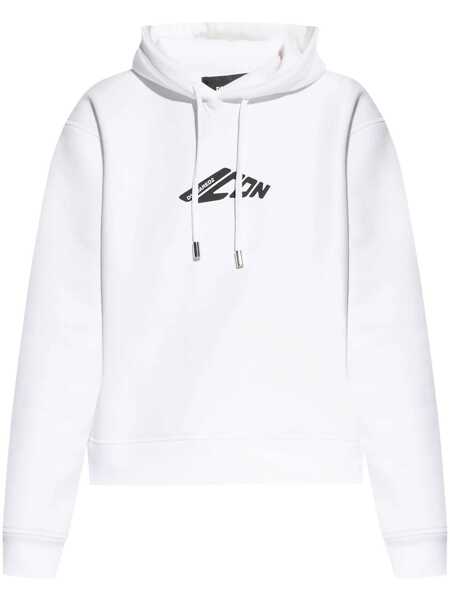 Bluze de trening DSQUARED2 DSQUARED2 D2 Icon Hoodie WHITE Femei (BM 17084641) 1