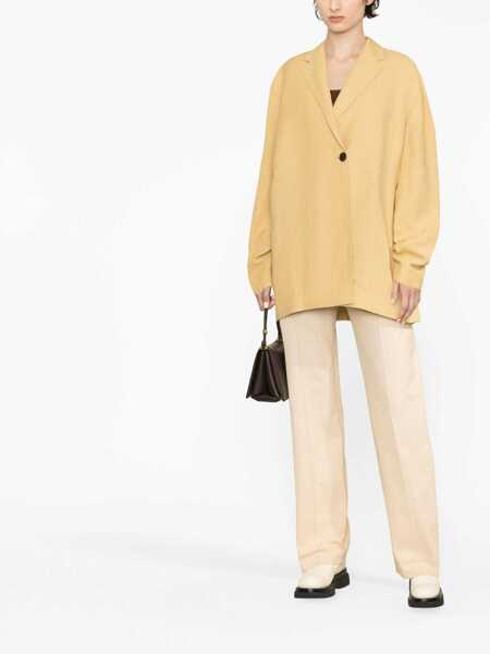 Geci STUDIO NICHOLSON Studio Nicholson One Button Jacket Clothing Yellow Femei (BM 17084860) 2