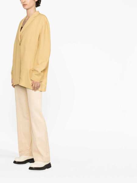 Geci STUDIO NICHOLSON Studio Nicholson One Button Jacket Clothing Yellow Femei (BM 17084860) 3