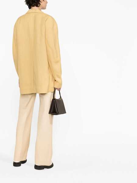 Geci STUDIO NICHOLSON Studio Nicholson One Button Jacket Clothing Yellow Femei (BM 17084860) 4