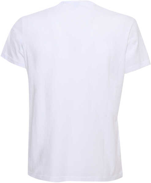 Tricouri Aspesi White t-shirt with print White Barbati (BM 17085694) 2