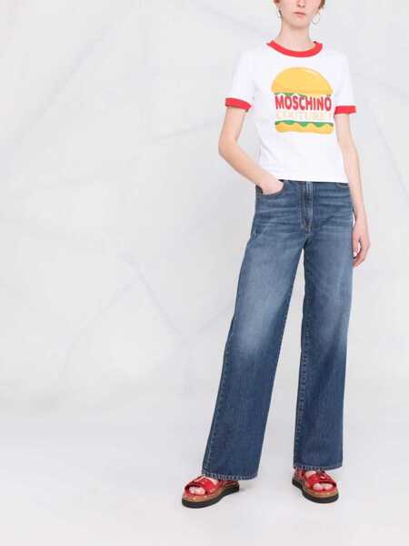 Tricouri Moschino Breakfast T-Shirt WHITE Femei (BM 17085719) 2