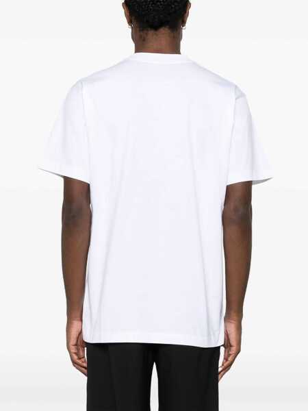 Tricouri Moschino Logo Print T-Shirt WHITE Barbati (BM 17085722) 3