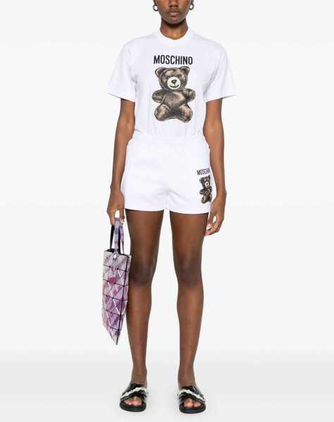 Tricouri Moschino Teddy Bear T-Shirt WHITE Femei (BM 17085725) 2