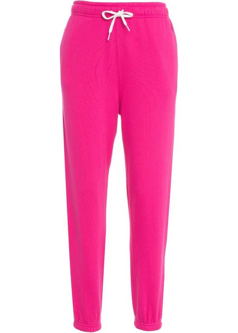 Pantaloni de trening Ralph Lauren Joggers with logo embroidery Pink Femei (BM 17085803) 1