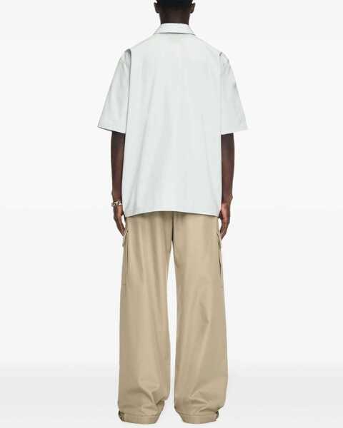 Pantaloni casual Off-White High Waisted Cargo Pants Beige Barbati (BM 17086049) 4