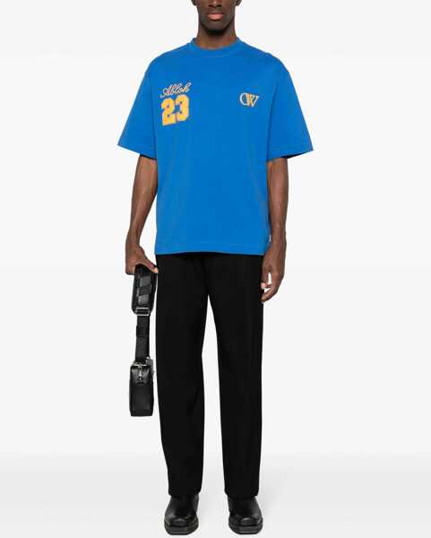 Tricouri Off-White Skate-Fit 23 Printed T-Shirt Blue Barbati (BM 17086055) 2