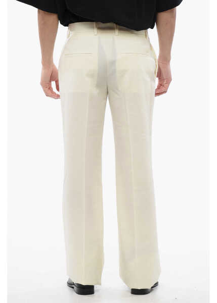 Pantaloni eleganti Off-White Flare Fit Pants Beige Barbati (BM 17086076) 2