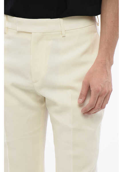 Pantaloni eleganti Off-White Flare Fit Pants Beige Barbati (BM 17086076) 3