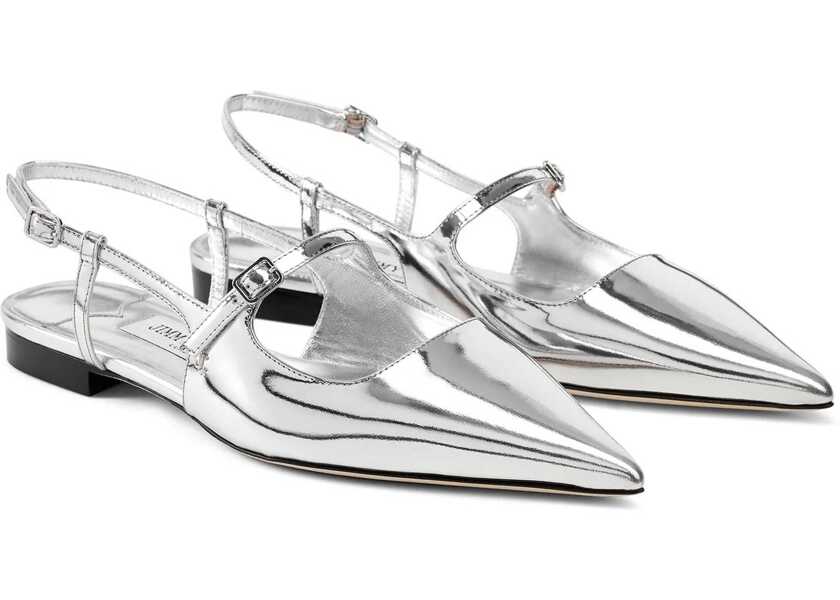 Balerini Jimmy Choo Didi Ballerina Flats SILVER Femei (BM 17086238) 2