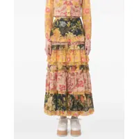 Fuste Valentino Garavani Dama - Fuste Valentino Garavani Long flounce Skirt MULTICOLOR Femei (BM 17086292) - B-mall.ro