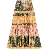 Fuste Long flounce Skirt Femei