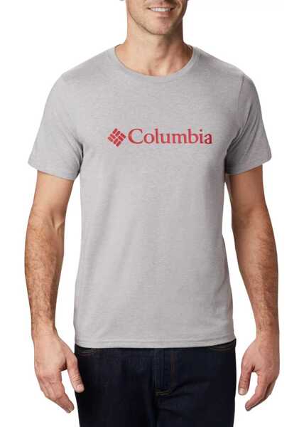 Tricouri Columbia CSC Basic Logo SS Tee Grey Barbati (BM 17086370) 1