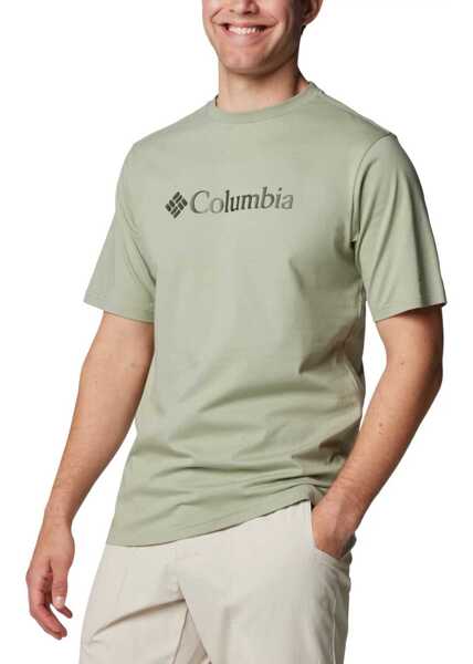 Tricouri Columbia CSC Basic Logo SS Tee Green Barbati (BM 17086373) 2