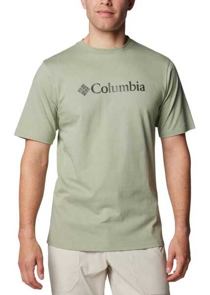 Tricouri Columbia CSC Basic Logo SS Tee Green Barbati (BM 17086373) 1
