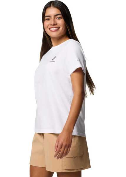 Tricouri Columbia Rolling Bend Graphic SS Tee White Femei (BM 17086391) 2