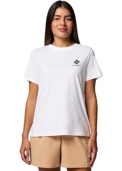 Tricouri Columbia Rolling Bend Graphic SS Tee White Femei (BM 17086391) 1