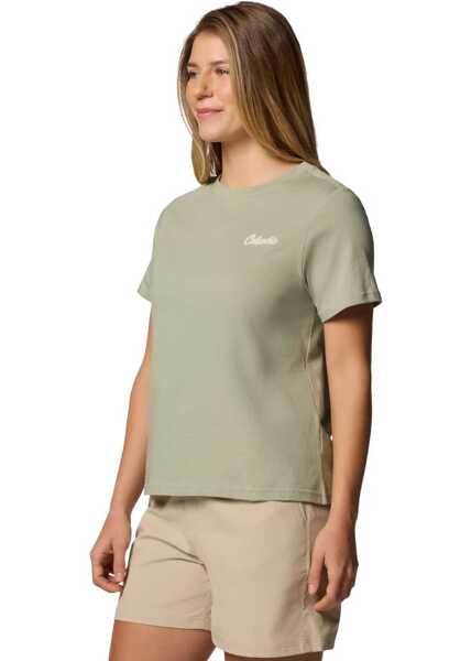 Tricouri Columbia Rolling Bend Graphic SS Tee Green Femei (BM 17086397) 2