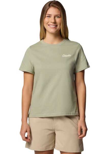 Tricouri Columbia Rolling Bend Graphic SS Tee Green Femei (BM 17086397) 1