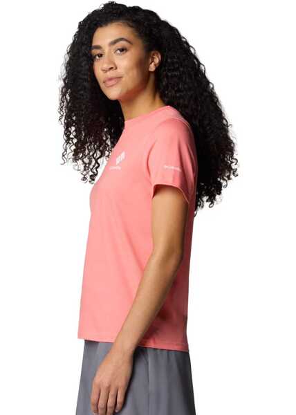 Tricouri Columbia Rolling Bend Graphic SS Tee Pink Femei (BM 17086400) 2