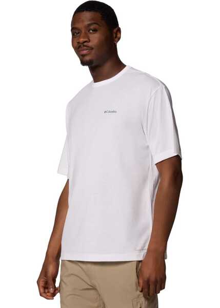 Tricouri Columbia Cedar Trail Back Graphic Tee White Barbati (BM 17086403) 2
