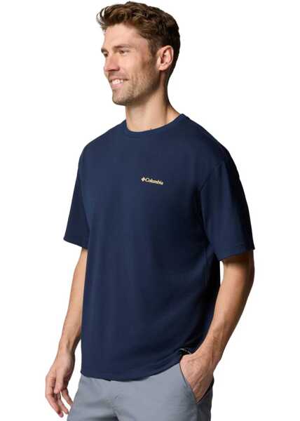 Tricouri Columbia Cedar Trail Back Graphic Tee Navy Barbati (BM 17086406) 2