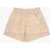 Fendi All-Over Monogram Cotton Shorts Pink
