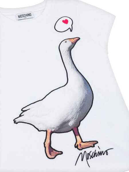 Tricouri Moschino SHORT SLEEVED T-SHIRT White Fete (BM 17086897) 3