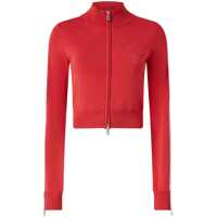 Pulovere Pinko Crop Red 'Wellington' Sweatshirt With Logo Femei