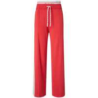 Pantaloni casual Pinko Red 'Marsicano' Flared Trousers With Elastic Waistband Femei