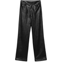 Pantaloni casual Rotate Birger Christensen Woven Straight-Leg Trousers Femei