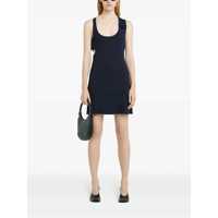 Rochii COURRÈGES Dama - Rochii COURRGES Courrges 90S Ribbed Cotton Mini Dress BLUE Femei (BM 17087398) - B-mall.ro