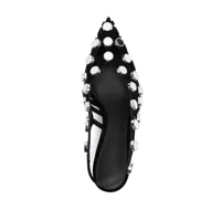 Pantofi THE ATTICO Dama - Pantofi cu toc THE ATTICO The Attico Grid Pumps With 50Mm Back Strap Black Femei (BM 17090020) - B-mall.ro