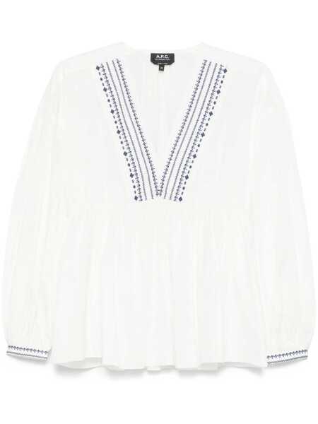 Bluze A.P.C. A.P.C. Blouse Vera White Femei (BM 17091169) 1