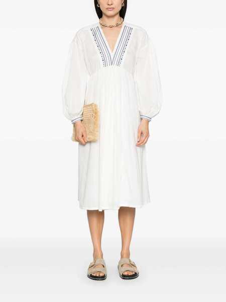 Rochii A.P.C. A.P.C. Robe Anni White Femei (BM 17091172) 2