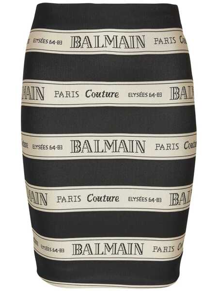 Fuste Balmain Balmain Nastro Balmain Skirt Black Femei (BM 17091517) 1