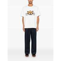 Tricouri Kenzo pentru Barbati - Tricouri Kenzo Kenzo Kenzo Happy Tiger Embroidered Oversize Tshirt BLANC CASSE Barbati (BM 17091874) - B-mall.ro