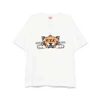Tricouri Kenzo Kenzo Happy Tiger Embroidered Oversize Tshirt Barbati