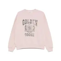 Pulovere Golden Goose Logo Print Sweatshirt In Cotton Femei