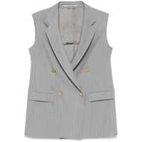 Geci Tagliatore Grey Double-Breasted Gilet Femei